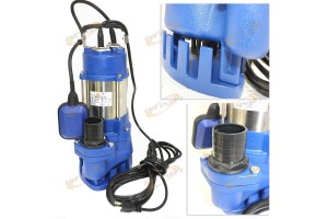 1HP Sewage Pump 1860GPH 110V Stainless Steel Submersible Pump Sump 30FT LIFT U30